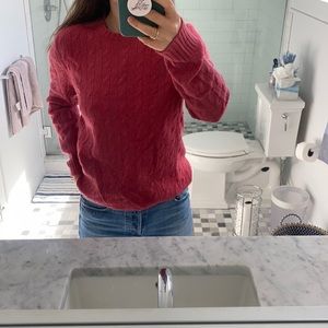 Pink/reddish cashmere sweater from Polo Ralph Lauren